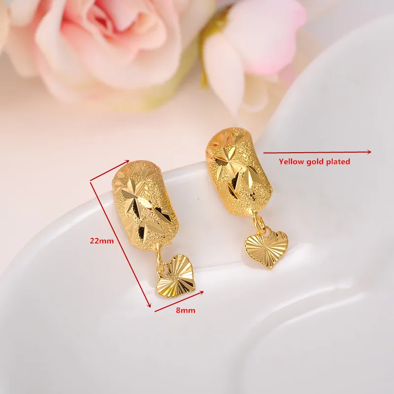 Bangrui Africa Earrings for Women / Girl, Gold Color Dubai Arab Middle Eastern Jewelry Mom Gifts