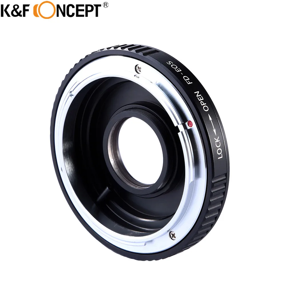 K&F CONCEPT FD lens to EOS EF Camera Mount Lens Adapter Ring for Canon FD Lens to for Canon EOS EF Camera Mount Lens