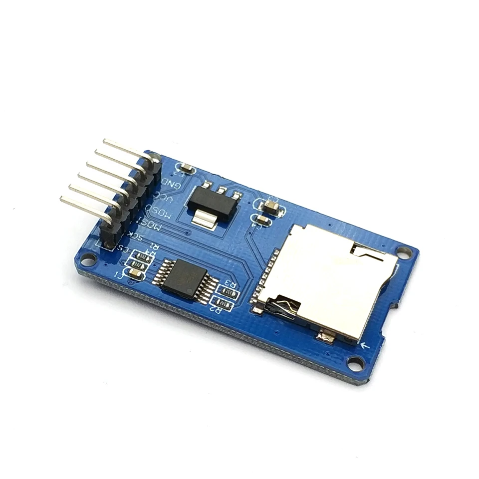 Микро SD карта и SDHC (высокоскоростная карта) Мини TF кардридер модуль адаптер SPI интерфейсы с чипом преобразователя уровня для uno