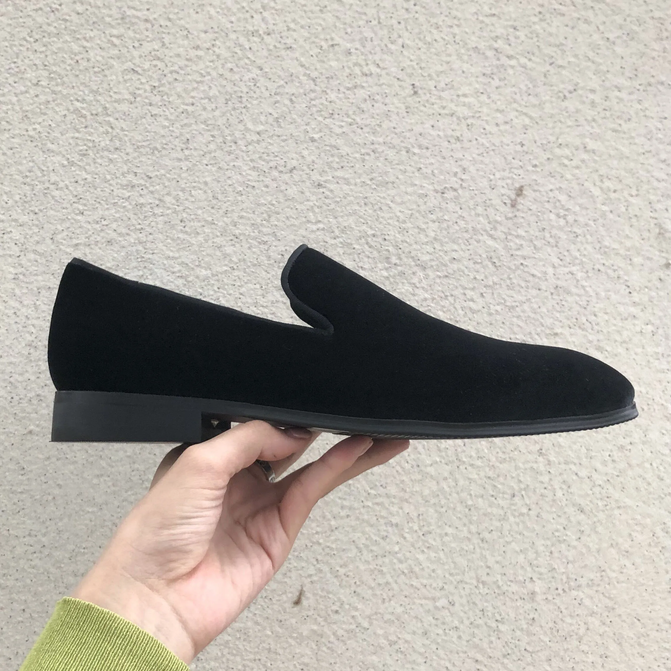

Men Suede Loafers Men Fashion Handmade Slip On Dress Shoes Breathable Summer Men Shoes Leather Flats