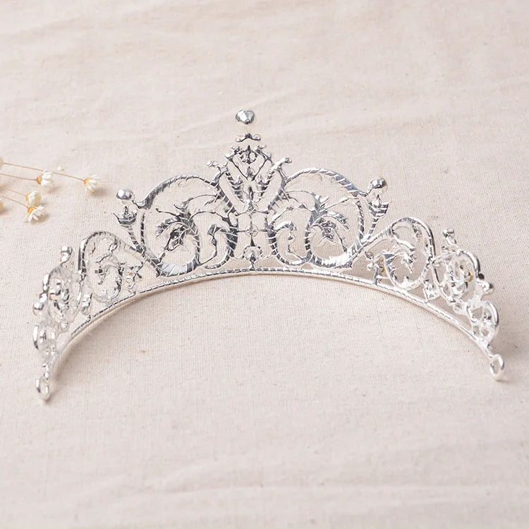 Nowe jasne wesele kryształowa Tiara korony księżniczka królowa korowód Prom Rhinestone welon opaska Tiara ślubne akcesoria do włosów