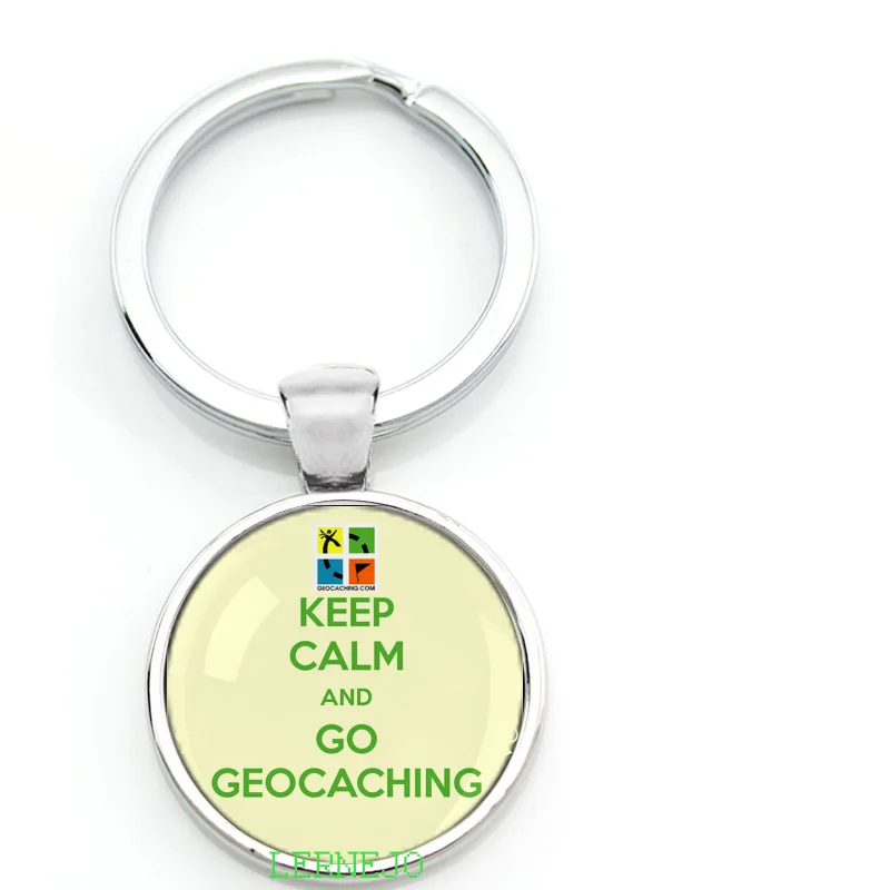 Geocaching activity badge  Geocaching logo travel  tag   keychain Geocaching gratuite  keep Calm   for  tshirt geocaching