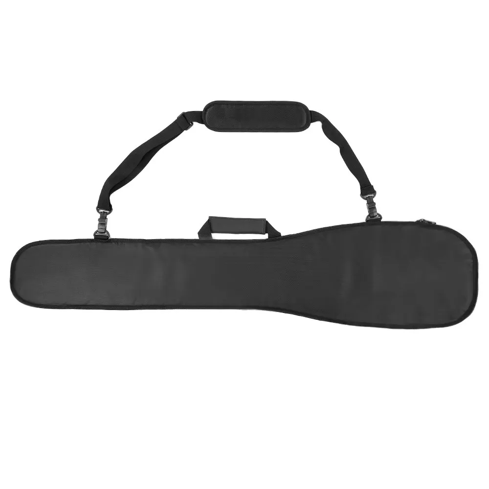 

TOMSHOO 51.2 * 11.4in Kayak Paddle Bag Boat Accessory Canvas Surfing Canoe Boat Paddle Storage Bag Holder Pouch Cover Black/Blue