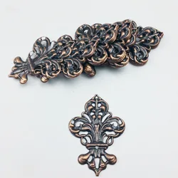 35x50mm 20pcs Wholesale Filigree crafts  Hollow   Embellishments Findings,Jewelry Accessories,Bronze Tone ornaments