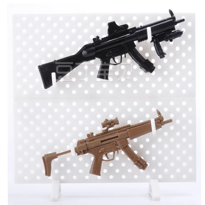 Simulation et assemblage de modèles d'armes à feu Mini 4D, 8 pièces, Puzzle en plastique pour enfants, jouets de Collection militaire, ornements, cadeau pour garçon