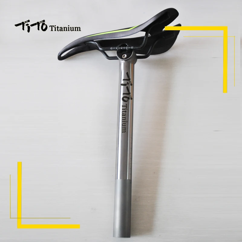 TiTo new arrival  titanium alloy seatpost new arrival bicycle seatpost road bike MTB bike seatpost length can be customized Seat