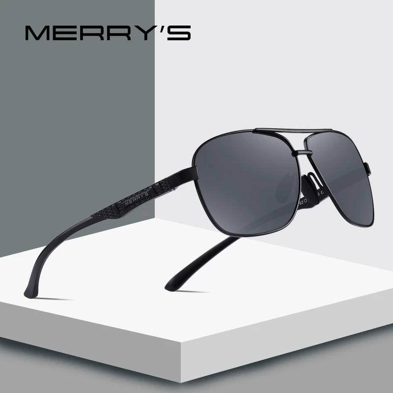 

MERRYS DESIGN Men HD Polarized Sunglasses Aviation Alloy Frame HD Polarized Sunglasses For Men Driving UV400 Protection S8157