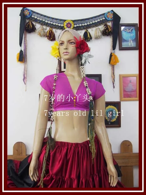 โปร่งใสบางBelly Dance Top CUA17-22