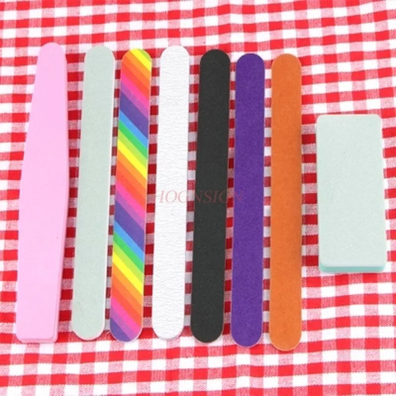 8 pièces outils pour ongles vernis barre de polissage ponçage manucure éponge Frustration manucure ensemble vente