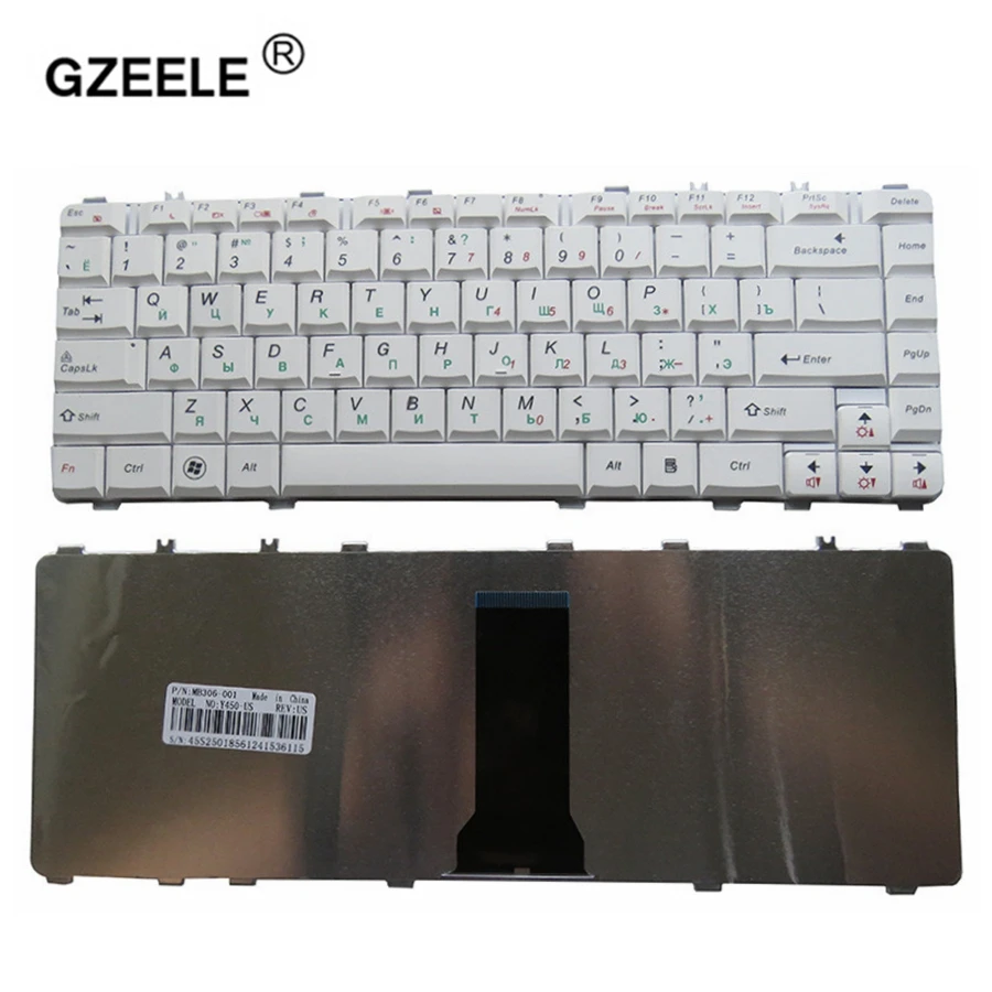 

GZEELE Russian RU Keyboard new for Lenovo FOR Ideapad Y450 Y450A Y450AW Y450G Y550 Y550A Y550P Y460 Y560 B460 Y550A Black laptop