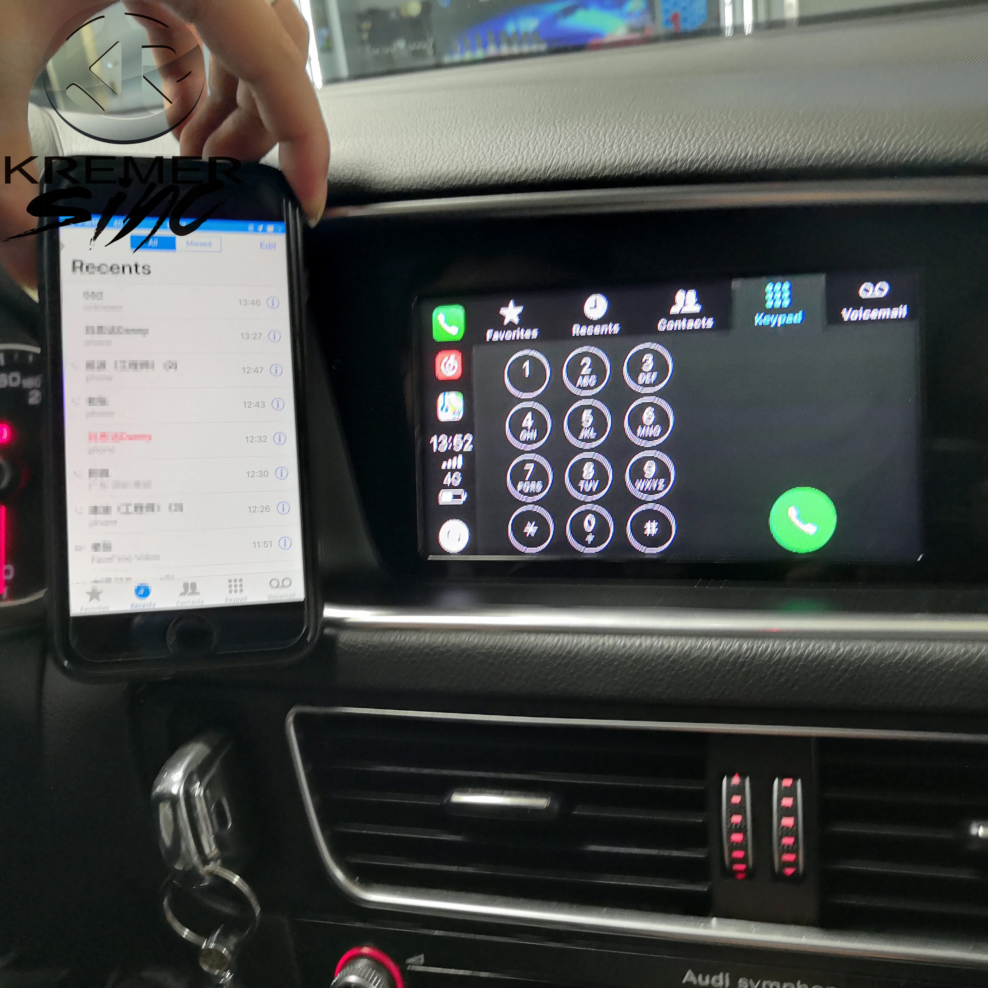 Aftermarket OEM Wireless Apple Carplay Smart box for Audi A1 A3 A4 A5 A6 A7 A8 Q3 Q5 Q7 MMI Solution Retrofit