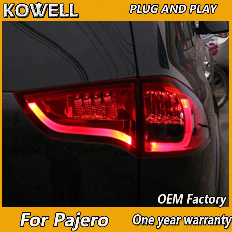 

KOWELL Car Styling for Mitsubishi Pajero Taillights 2010-2013 Pajero Sport LED Tail Lamp Rear Lamp DRL+Brake+Park+Signal led lig