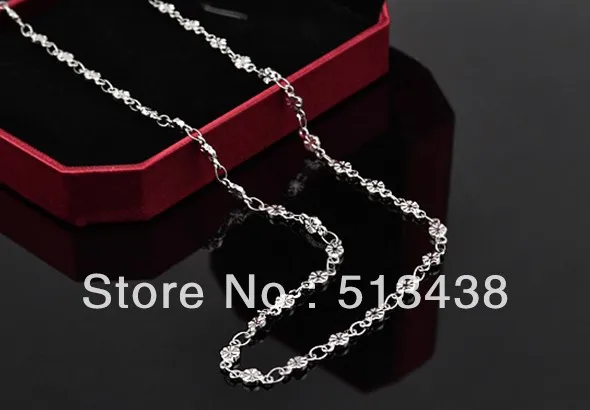 10 meters lot  fashion girls   Stainless Steel 4mm flower chain.jewelry finding.DIY necklace bracelet wholesale