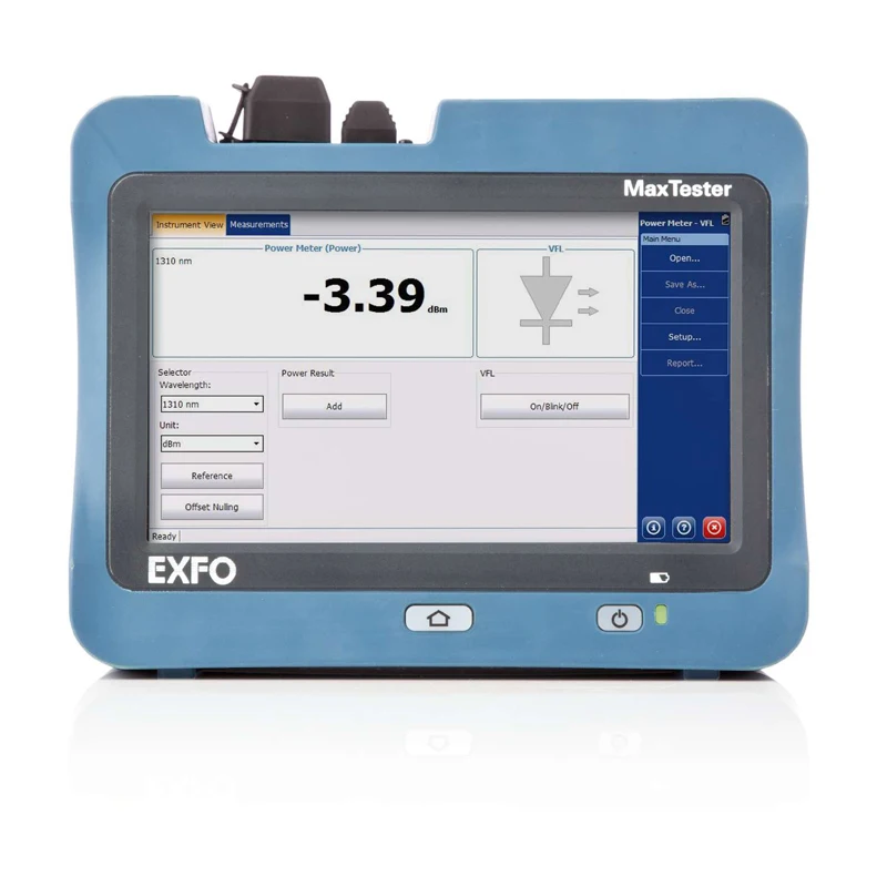 

7 inch Touchscreen EXFO OTDR Machine MAX715B 1310/1550nm 30/28dB Optical Time Domain Reflectometer