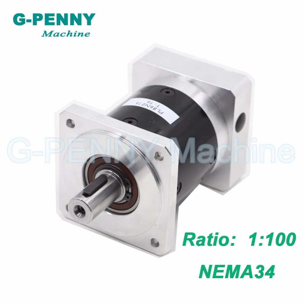 G-PENNY Nema34 planetary reduction ratio 1:100 planet gearbox 86 motor 7.2A driver and 350w 48V power supply