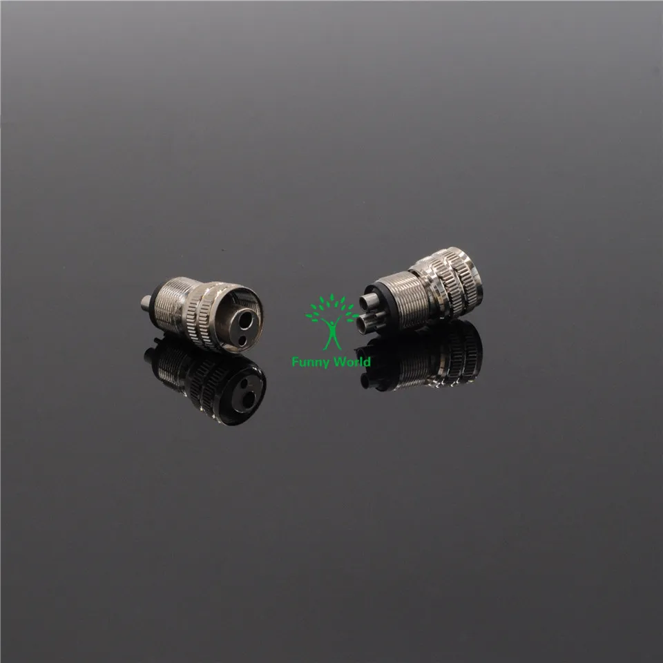 

New 2 PCS Dental Handpiece Tubing Change Adapter (From M4 to B2)