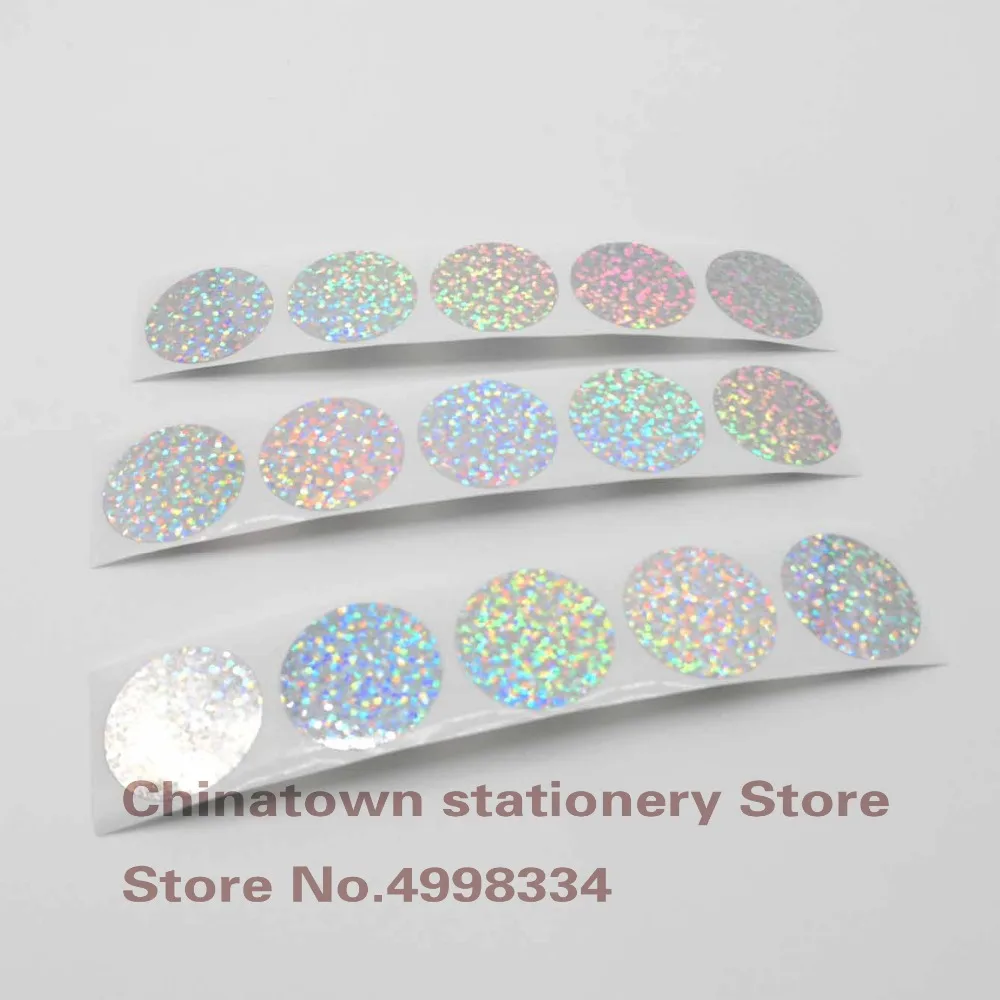 300 stks 1 "Inch Ronde Rose Gold Scratch Off Stickers Etiketten Tickets Promotionele Games