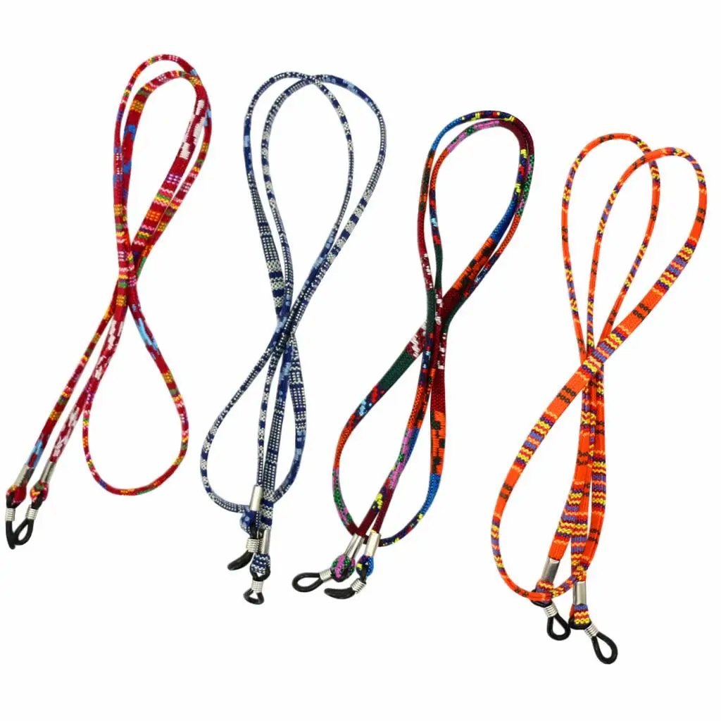 12/5 Pcs Boho Stijl Brillen Chain Cords Kleurrijke Katoenen Touw Zonnebril Houder Bril Ketting Voor Vrouwen En Meisje