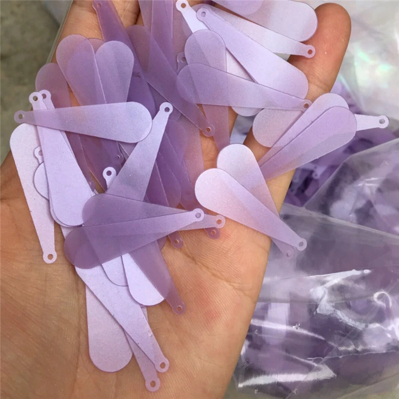 500pcs/lot 10*33mm Water Drop Shape Flat Loose Sequins Paillettes Sewing,Wedding Craft,Women Kids DIY Garment Accessory