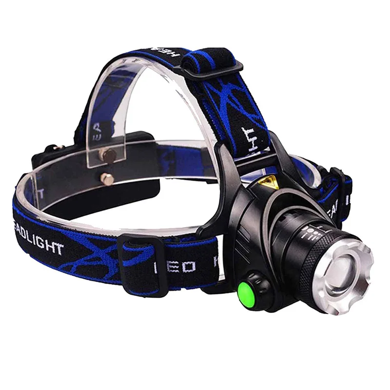 PANYUE Aluminum High Power 1000 Lumen Strong Light High Quality Zoomable Outdoor Camping XM-L T6 LED Headlamp Rechargeable