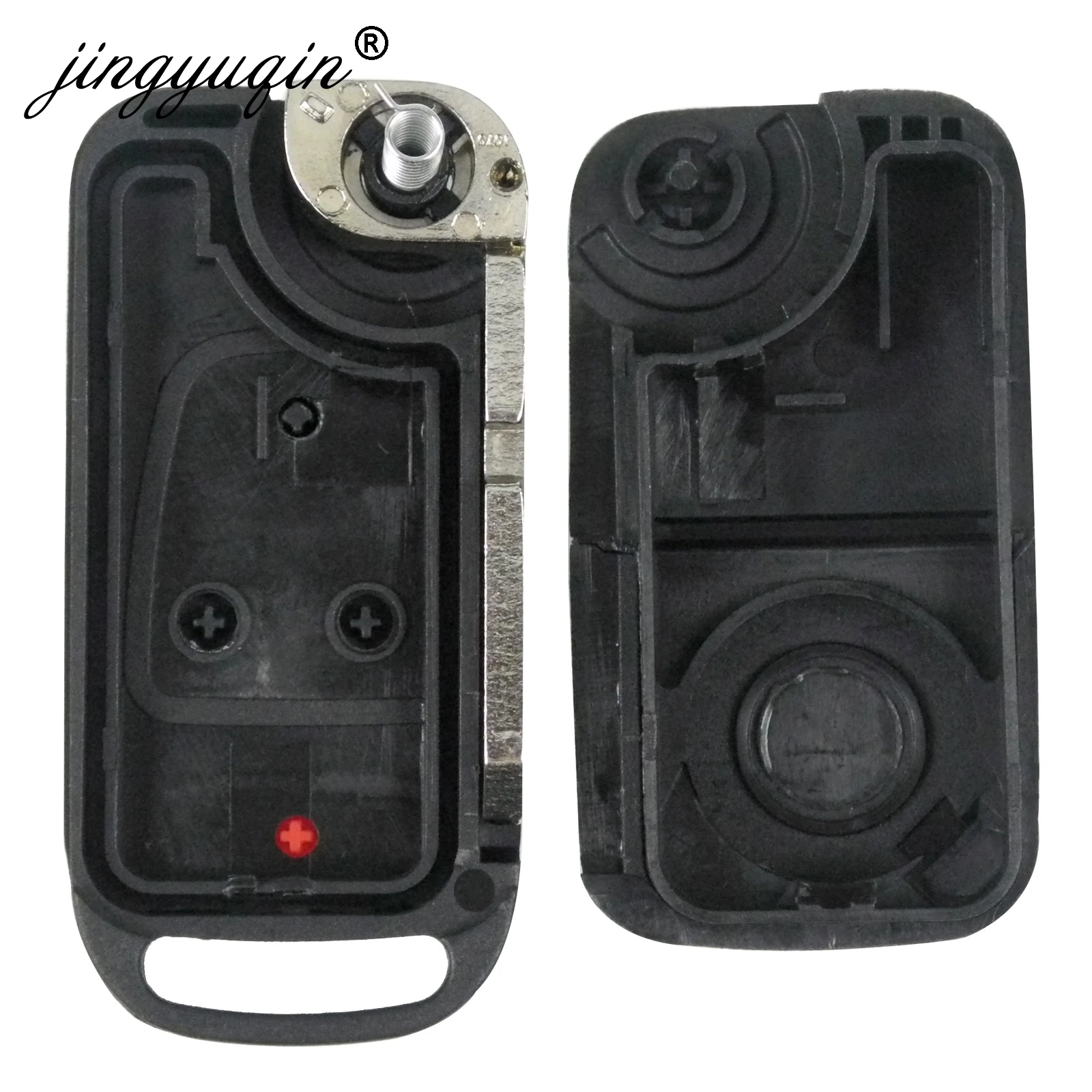 jingyuqin Flip Folding Remote Key shell 1/2/3/4 Button for Mercedes Benz SLK E113 A C E S W168 W124 W202 W203 Auto Car Key Case