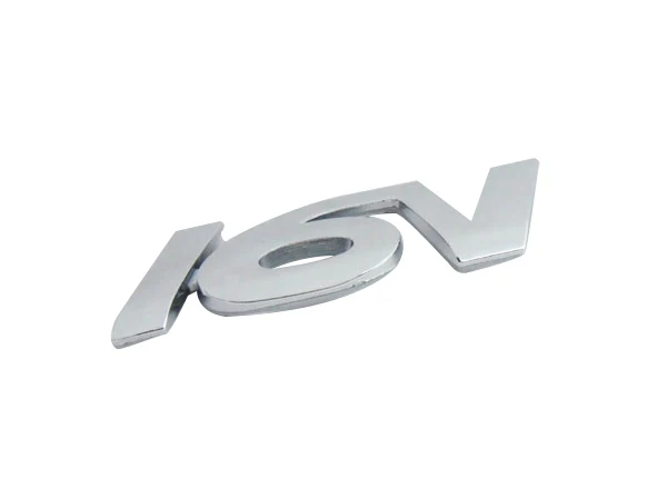 Auto car Chrome 16V 16 V Emblem Badge Sticker