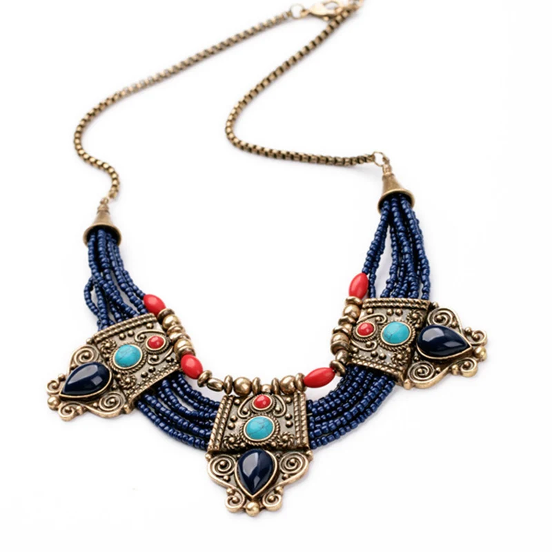 vintage Nepal Indian Turkish Tribal Necklaces jewelry Ethnic Chunky Necklace Pendant