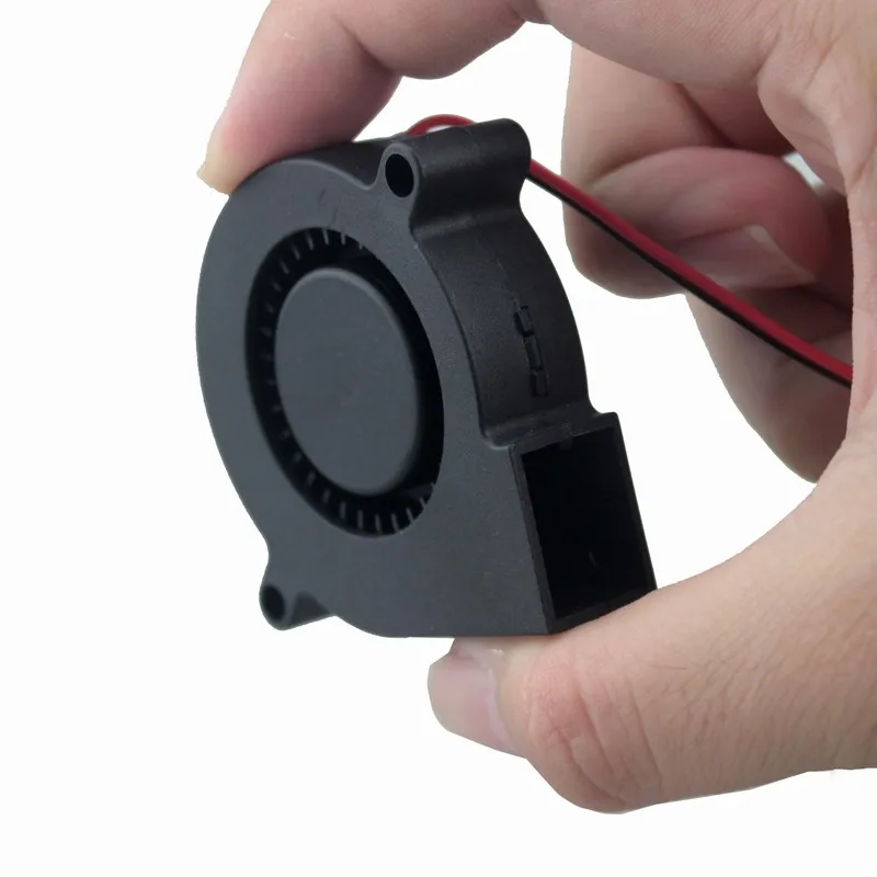 Gdstime-12V DC 브러시리스 송풍기 팬, 50mm x 15mm 높이 RPM 50x15mm 5015S 터보 냉각 팬 0.12A, 20 개