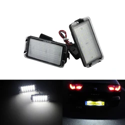 ANGRONG 2X CANBUS LED License Number Plate Light Lamp For Seat Cordoba Leon Toledo MK2 MK3