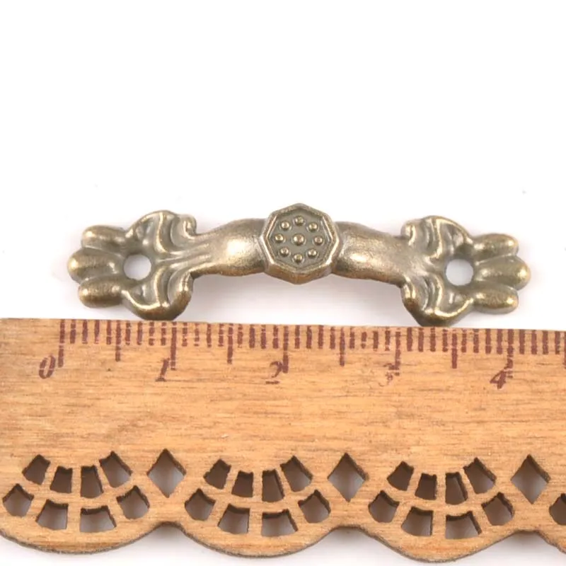 Antique Furniture Handles Striped Carved Handle Drawer Door Knobs Jewelry Box Bronze Cabinet Pulls Cupboard Wood CP2265