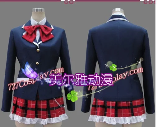 Anime Cyuunibyou Demo Koigashitai cos Takanashi Rikka student uniforms Cosplay costume 11