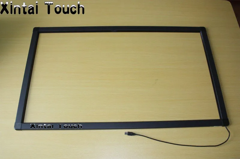 USB Power 50 inch Real 10 points IR Touch screen Frame with High Sensitivity for touch panel