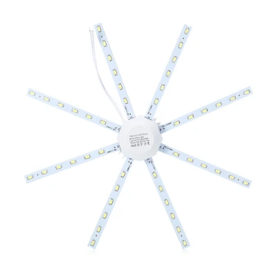 LED Ceiling Lamp 24W 1800LM 48 LED Bulb Light 220V PCB Board Octopus Tube 5730SMD Energy Saving Lamp Octopus Round Light