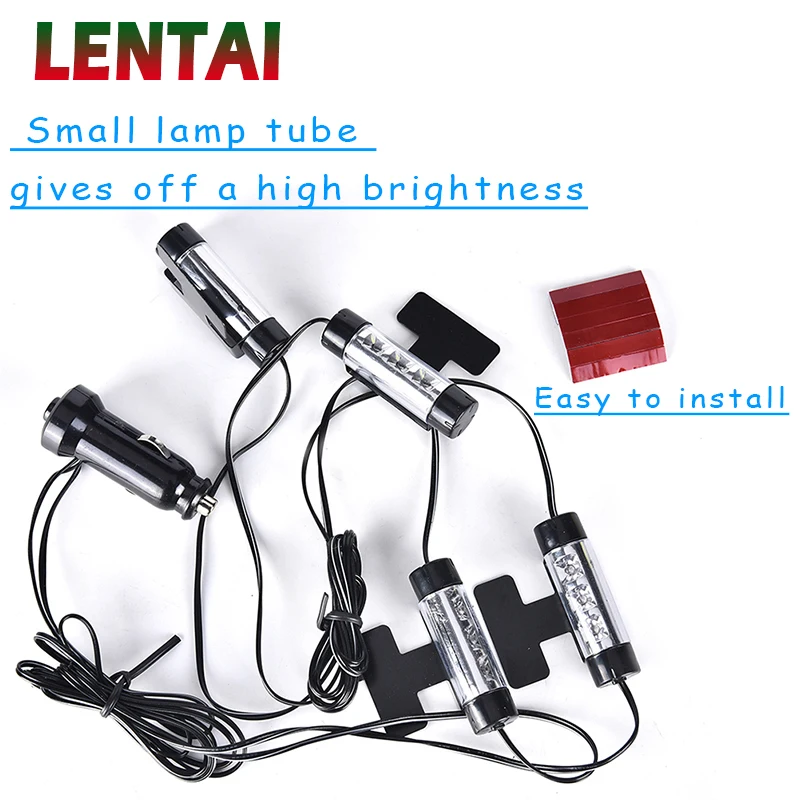 LENTAI 1Set Car Interior LED Atmosphere Lamp Flexible Light For Hyundai Solaris creta IX25 Suzuki Swift SX4 Lada Vesta Granta