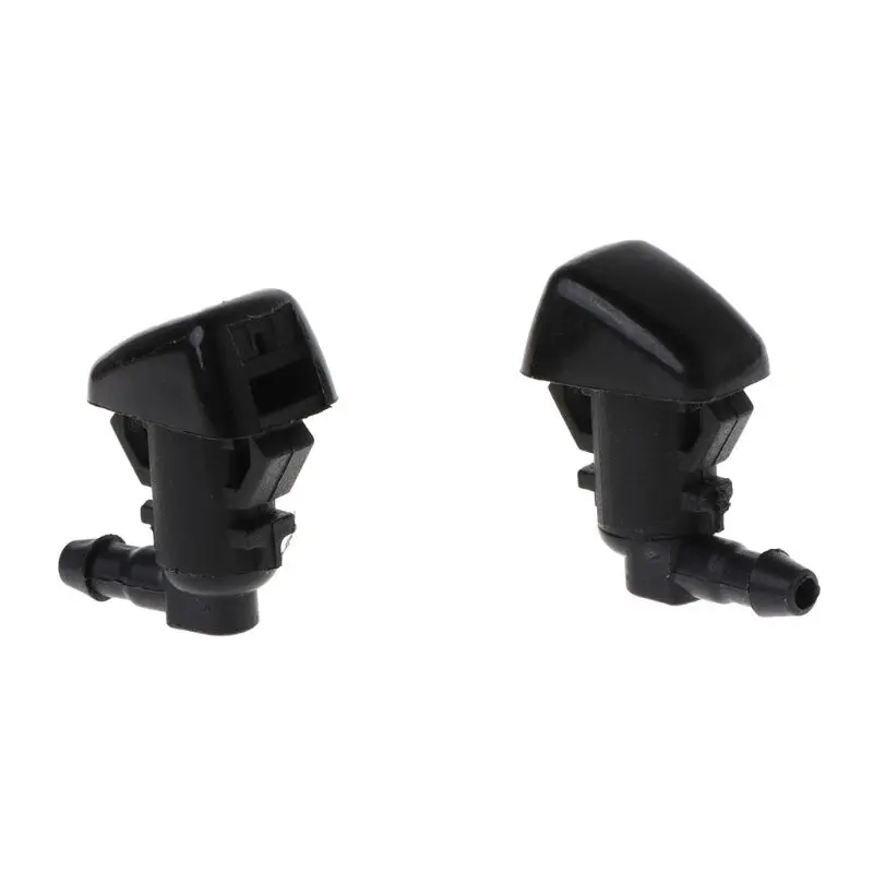 2PCS Front Windshield Washer Nozzles For Jeep Liberty 08-12 For Jeep Commander For 06-10 Dodge Nitro 07-11 55157319AA, 4806312AA