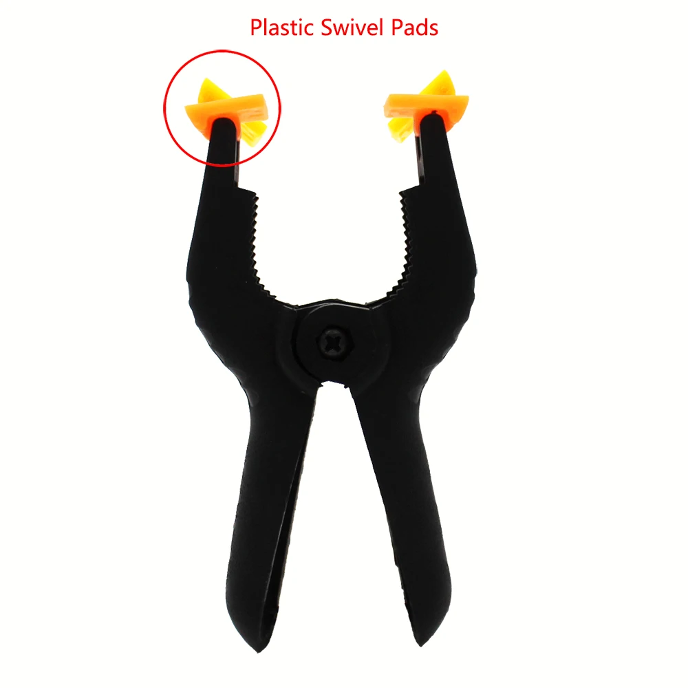 5Pcs/Pack 2in 65mm Phone Tablet LCD Digitizer Screen Fastening Clamp Non-slip Handle Repair Hand Tool Plastic Nylon Spring Clamp