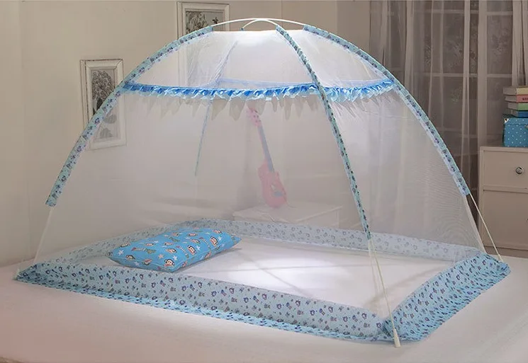 Portable Baby Kids Toddler Bedding Crib Canopy playTent for Kids Playing Reading Games House