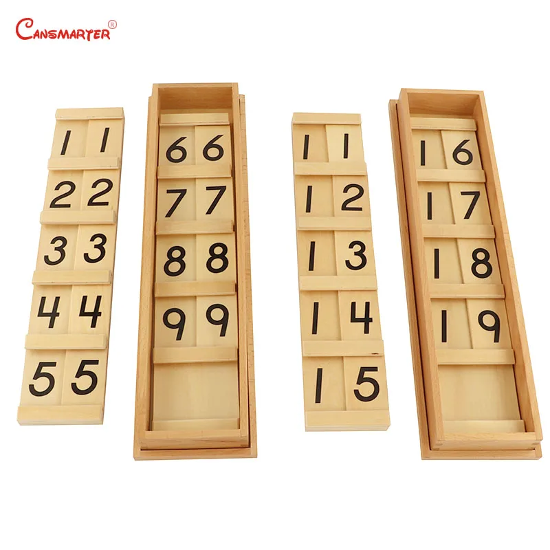 Montessori Seguin Board A & B Educational Math Toys With Wooden Box Puzzles Math Learning Toys Montessori Materials MA015-3