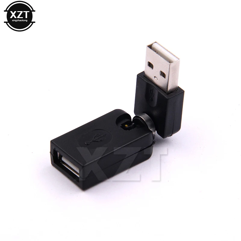 High Quality 360 Degree Rotary USB Male to USB Female Adapter Converter Extension Cable For Computer Connector