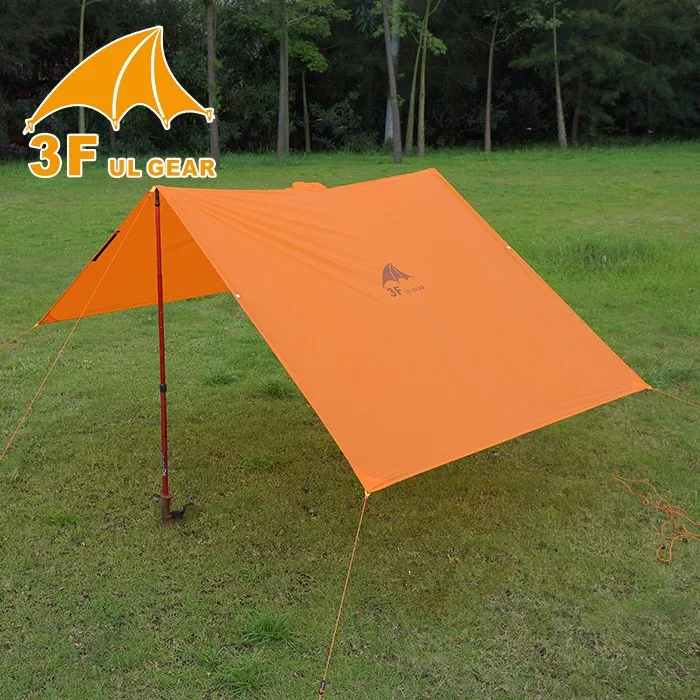 3F UL GEAR Single Person Ultralight Hiking Cycling Raincoat Outdoor Awning Camping Mini Tarp Sun
