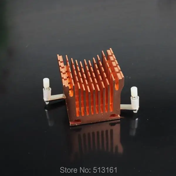 2ピースアルミニウムクーラーヒートシンクdiyノースブリッジゴールデンクーリングヒートシンク