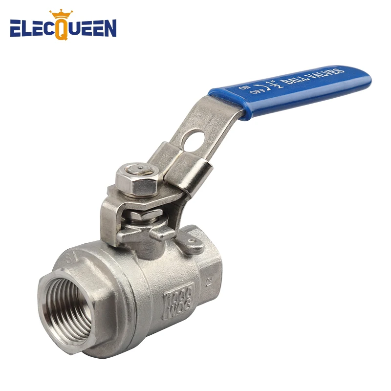 

1/2" BSP Ball valve Female Thread 304 Stainless Steel Ball Valve Full Port for Water Gas Oil Control 2019 Top Quality