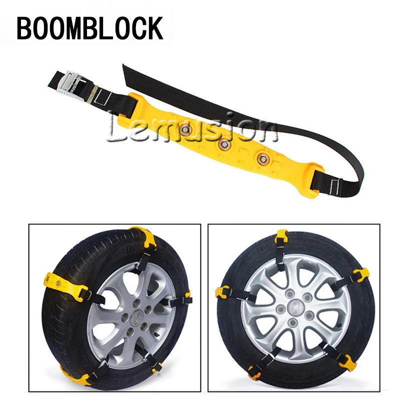 

BOOMBLOCK 10pcs/set For Mazda 3 6 Toyota Avensis C-HR Peugeot 307 407 308 Alfa Romeo 159 Car Styling Tire Wheel Non-slip Chains