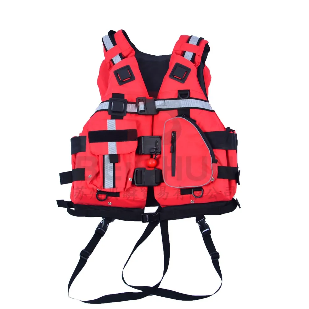 Customized Professional Heavy-duty Kayaking Life Jacket Rescue with PFD Quick Release Device Rescue Vest Rapids Floating