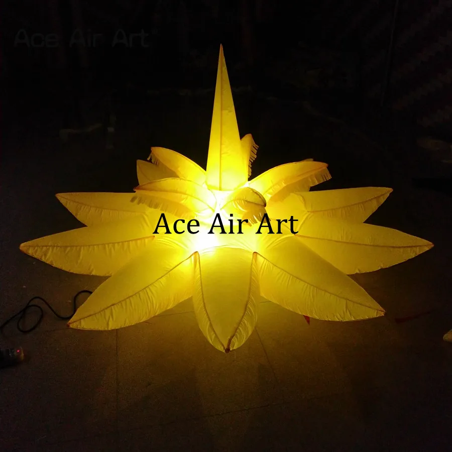 Mooie opblaasbare waterlelie Led Lotusbloem opblaasbare voor decoratie aangeboden door Ace Air Art