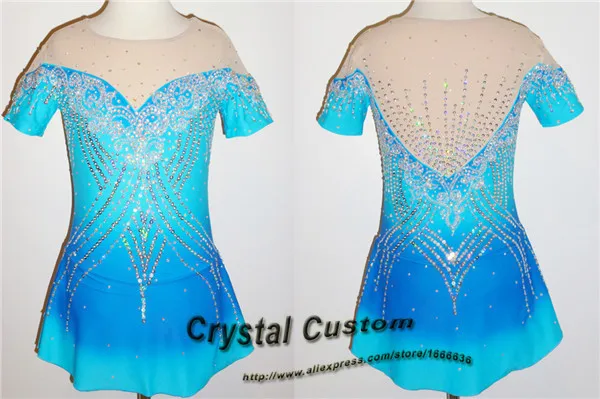 Girls Figure Skating Dress New Brand  Vogue Figure Skating Competition Dress For Women Customized  DR3231