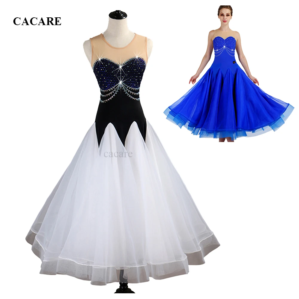 

Ballroom Dance Formal Dresses Long Woman Clothing Female Standard Dance Wear Costume Waltz Dress Modern Modern D0452 Customize