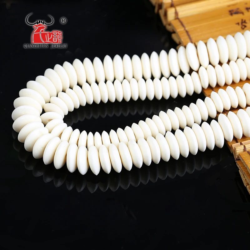 30PCS natural beef bone spacer beads for bodhi beads DIY Tibetan jewelry deads for jewelry making Hole 1.5 mm