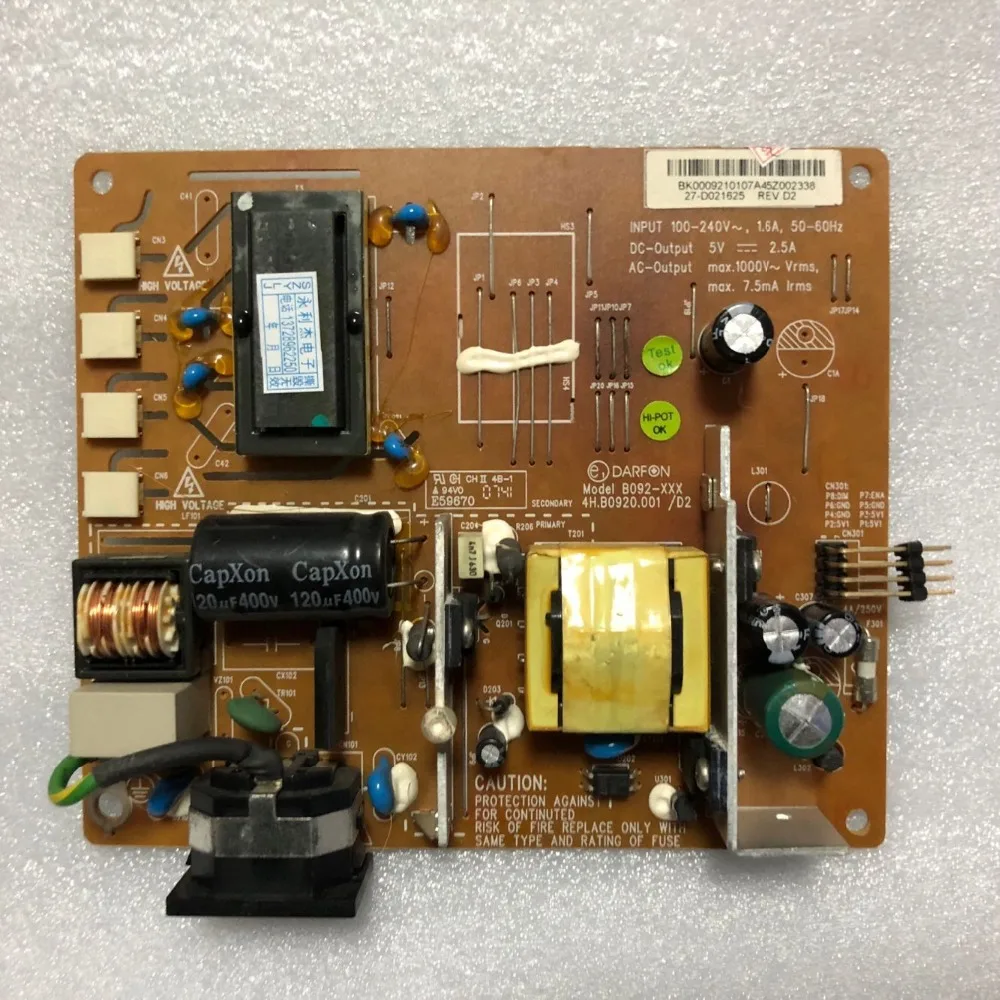 power board for  Original quality VX1940W B092-XXX 4H.B0920.001 8PIN SPOT