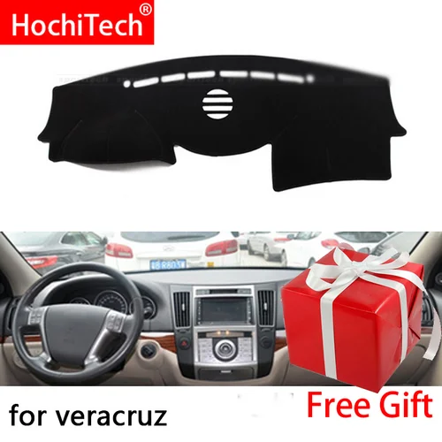 Cubiertas para salpicadero de coche con volante a la derecha e izquierda, alfombrilla, cojín de sombra, alfombras para Hyundai Veracruz ix55 2006-2015, accesorios